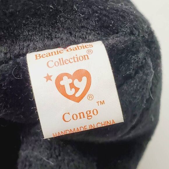 Ty Beanie Baby Congo 1996 Stuffed Plushy Toy - Picture 4 of 5